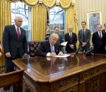 Trump Signs Three Memorandums
